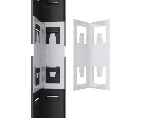 MetkasBudgetLM41_11_13qt-e2_jpg Стелаж 1800х900х400 мм, 175 кг/полицю, 5 полиць, антрацит, RAL 9005, металевий
