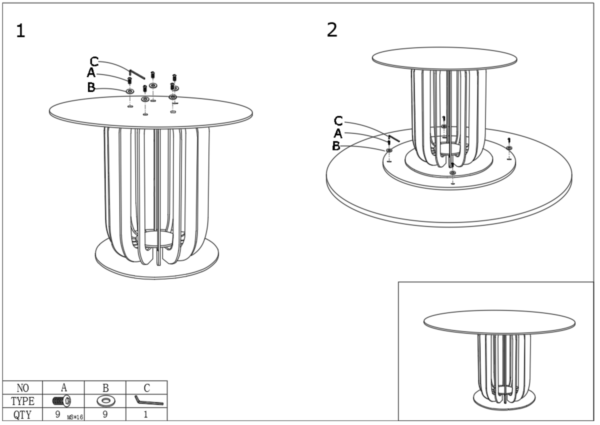 0a5cb1eeb9-7_resize_1200x1200.png Стіл OLYMPIA CERAMIC стіл білий мат/чорний д,130