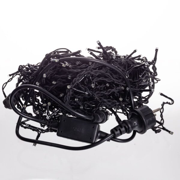 12mb.jpg Вулична гірлянда Бахрома 25 м 405 LED чорний провід Білий 25MBW