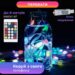 1733042w-2.jpg Розумна гірлянда Smart 200 LED довжина 2 м з керуванням зі смартфона прозора, мультиколор 1733042W