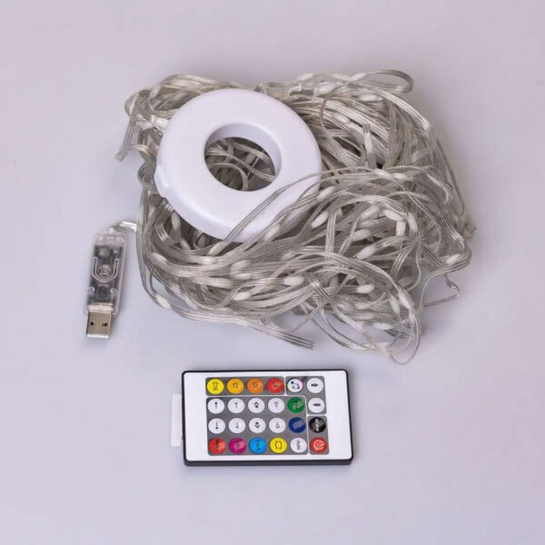 1733042w-428129.jpg Розумна гірлянда Smart 200 LED довжина 2 м з керуванням зі смартфона прозора, мультиколор 1733042W