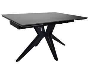 Стіл VINCENT CERAMIC 140(200)*90 графіт мат/чорний