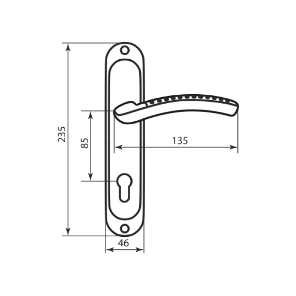 23575-600x600-1.jpeg Ручка на планці Bruno Trendy 135 85мм матовий нікель/хром (39893)