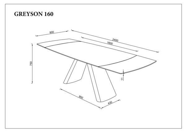 32cc0960b0-10_resize_1200x1200.jpg Стіл GREYSON CERAMIC 160(240)*90 сірий мат/чорний