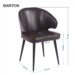 33dadfa8f4-9_resize_1200x1200.jpg Стілець BARTON чорний каркас/темно-коричнева екошкіра