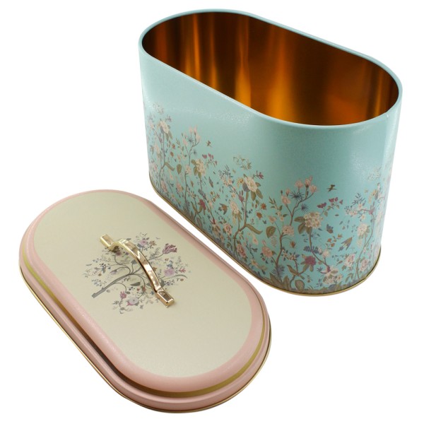 Хлібниця Botanica, блакитний, 17,8*33,8*20 см, овальна