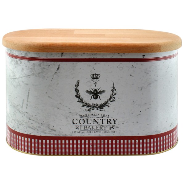 Хлібниця Country, білий, 17,8*33,8*20 см, овальна