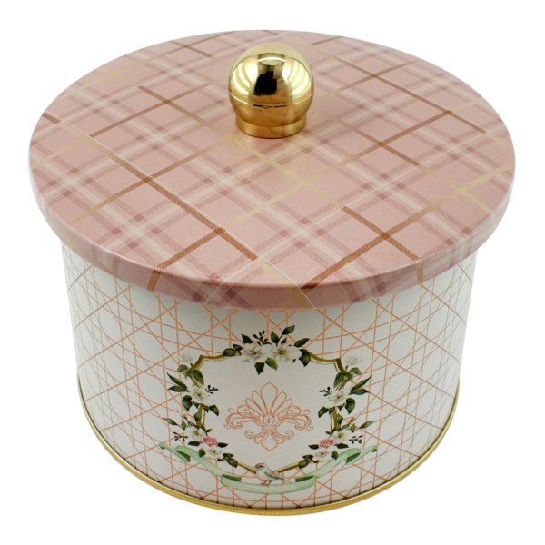 34398-600x600-1.jpeg Ємність для зберігання Rosy, рожевий, 14*10 см, кругла