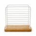 36970-600x600-1.jpeg Підставка для серветок Arino Bamboo, білий, прямокутна,14*6*12,5 см, сталь/бамбук