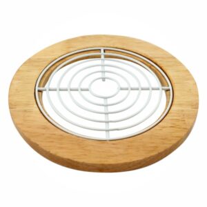 36975-600x600-1.jpeg Підставка під гаряче Arino Bamboo, білий, кругла, 18*18*1,20 см, сталь/бамбук