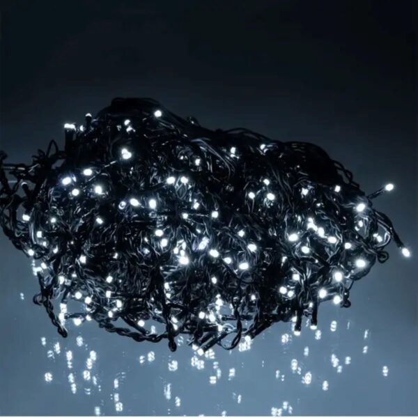 36d09cbw1.jpg Новорічна гірлянда вулична Бахрома 36 м 600 LED чорний провід Білий 36МBW