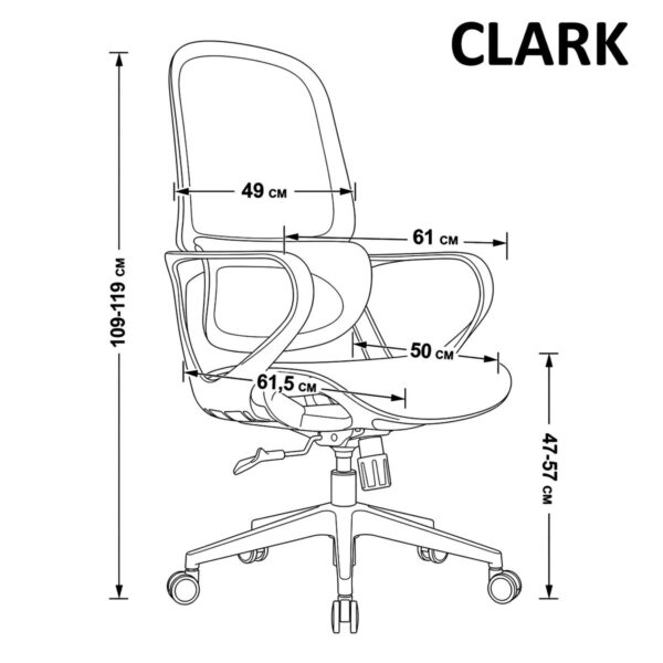 3a5004306e-8_resize_1200x1200.jpg Крісло поворотне CLARK сіра сітка/сірий каркас