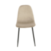 Cтілець LUKE чорний каркас/темний беж