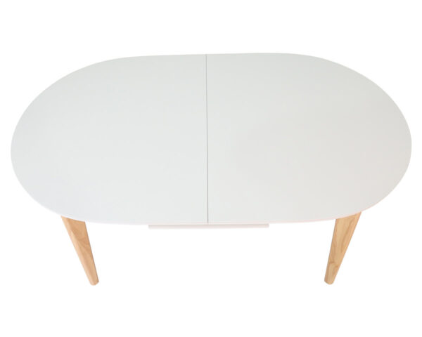 Стіл ALBERTO CERAMIC 160(200)*90 бежевий мат/дерево