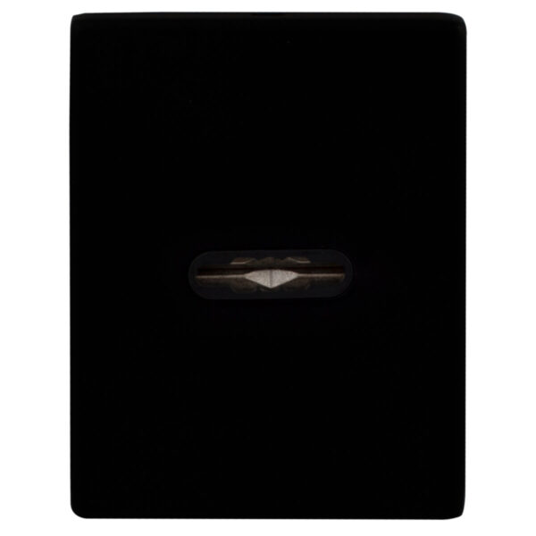 Декоративна накладка Protect під сувальдний ключ розтискна 60X80mm Black чорна