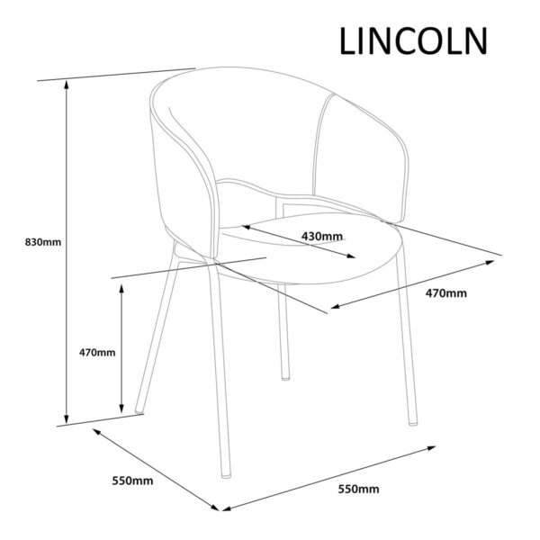 5c8136955a-8_resize_1200x1200.jpg Стілець LINCOLN чорний каркас/коричневий тк.