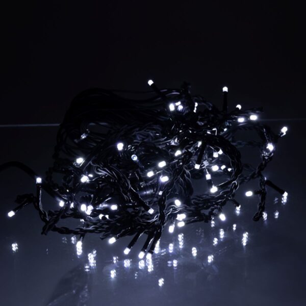 6d09cbw1.jpg Новорічна гірлянда вулична Бахрома 6 м 105 LED чорний провід Білий 6МBW