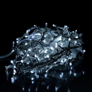 6d09cww1.jpg Новорічна гірлянда вулична Бахрома 6 м 105 LED білий провід Білий 6МWW