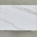 Стіл MADRID CERAMIC 120(180)*85 білий глянець/чорний каркас