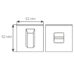 Накладка Tupai 4040 5SQ-141 вж титан