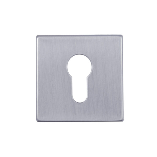 Декоративна накладка Protect 60*60 mm під циліндр хром матовий