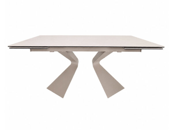 Стіл LAURA CERAMIC 160(240)*90 бежевий мат/бежевий