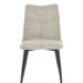 Стілець JUSTIN чорний каркас/беж тк.