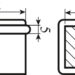 Стопор M&T Minimal TIN-C 003307 мат хром , без вставки