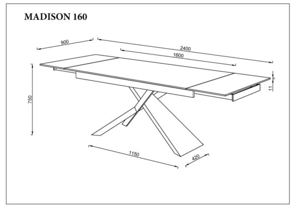 ce1f20d29d-10_resize_1200x1200.jpg Стіл MADISON CERAMIC 160(240)*90 чорний мат/чорний
