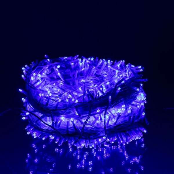 cf1000l100mwbl2.jpg Гірлянда Різдвяна фея вулична 100 м 1000 LED білий провід Синій CF1000L100MWBL