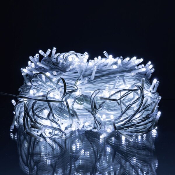 cf500l50mww1.jpg Гірлянда Різдвяна фея вулична 50 м 500 LED білий провід Білий CF500L50MWW