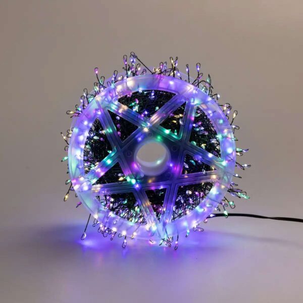 d1750ml-128129.jpg Гірлянда нитка хвойна лапа 30 метрів 640 led зелений дріт мультиколор D1750ML