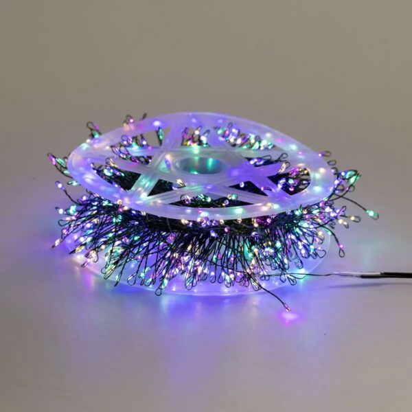 d1750ml-328129.jpg Гірлянда нитка хвойна лапа 30 метрів 640 led зелений дріт мультиколор D1750ML