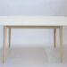 EXEN ІІ стіл 120(160)*80 дерево/кремовий