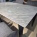 Стіл NORMAN CERAMIC 140*90 Muie White глянець/чорний каркас