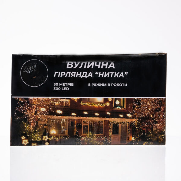 girlyanda_nit_ulichnaya_30_m_300_led_girlyanda_na_ulitsu_8_rezhimov_raboty_belyy_provod_zheltyy_4.jpg Гірлянда Нитка вулична 30 м 300 LED білий провід Жовтий CF300L30MWY