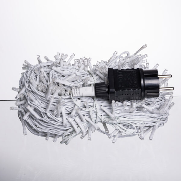 Гірлянда Різдвяна фея вулична 50 м 500 LED білий провід Синій CF500L50MWBL