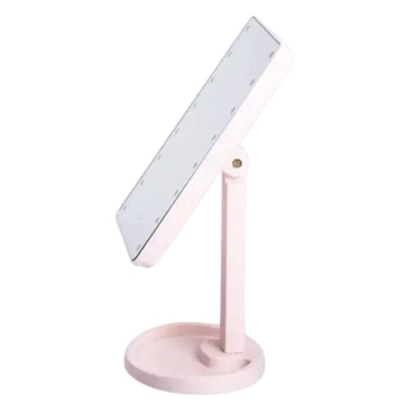 hp-10-3ap_2.jpg Дзеркало косметичне 21х16 см 16 LED Рожеве HP-10-3AP