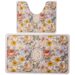 Набір килимків для ванни Flowers 2 штуки 80*50 см/50*40 см діатомітових Yiwu HP-42-174
