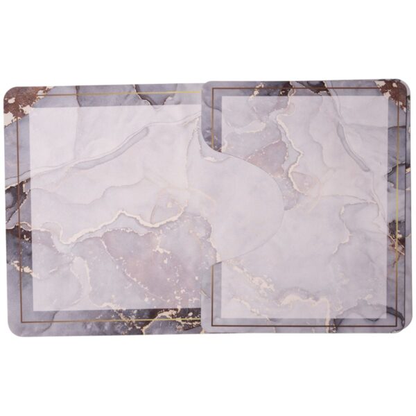 Набір килимків для ванної та туалету Grey Marble 50*80/40*50 см Yiwu HP-42-178