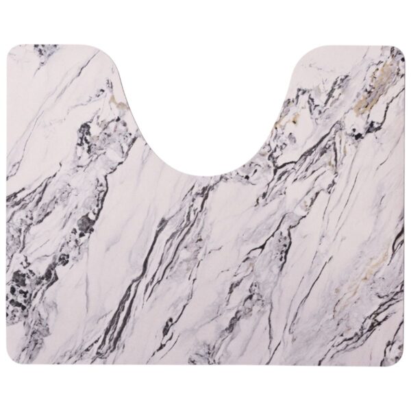 Набір килимків для ванної та туалету White Marble 50*80/40*50 см Yiwu HP-42-181