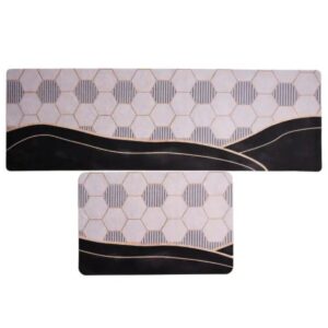 hp-42-208_1.jpg Набір килимків діатомітових для кухні Honeycomb 58*38 см/118*38 см Yiwu HP-42-208