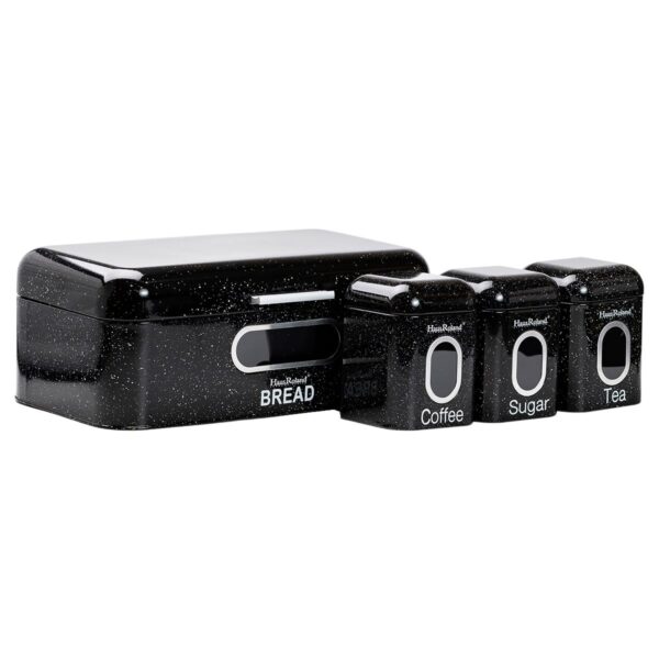 hp33533b_7.jpg Хлібниця чорна з банками для зберігання сипучих продуктів, набір із 4 штук, 1 літр HP33533B