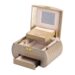 hp521gold_4.jpg Скринька для прикрас з еко шкіри 3 яруси із замком органайзер для ювелірних виробів HP-5-21GOLD
