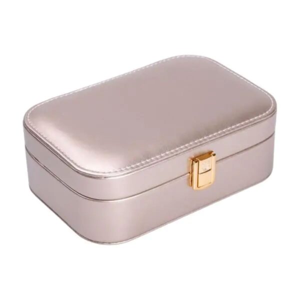 hp536gold_3.jpg Скринька для прикрас з еко шкіри 20×14×7 см із дзеркалом органайзер для ювелірних виробів HP-5-32GOLD