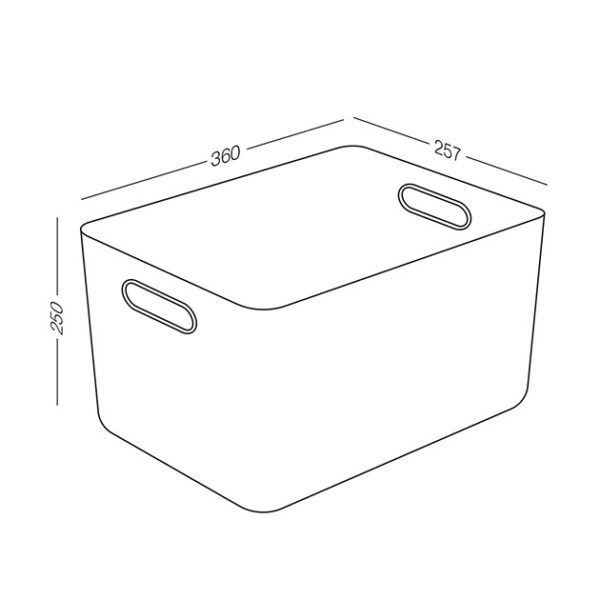 Ящик для зберігання XXL, 360×257×250 мм