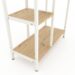 LOFT_rack_1780х700х300_detail1_9016_1_zg66-0u Стелаж Лофт Каскад 1090х700х300 мм, 35 кг/полицю, 5 полиць, ЛДСП, білий-дуб артизан