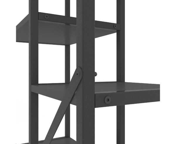 LOFT_rack_1780х700х300_detail2_9005_2_6vfx-t7 Стелаж Лофт Каскад 1090х700х300 мм, 35 кг/полицю, 5 полиць, ЛДСП, антрацит-антрацит