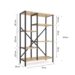 metkas_loft-rack_rozmiry_1500x1500px Стелаж Лофт Каскад 1090х700х300 мм, 35 кг/полицю, 5 полиць, ЛДСП, антрацит-дуб артизан