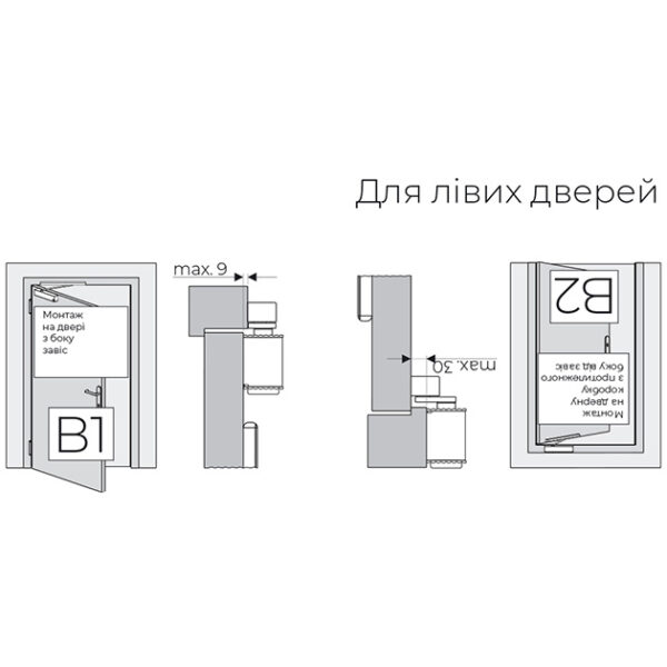 Доводчик без тяги